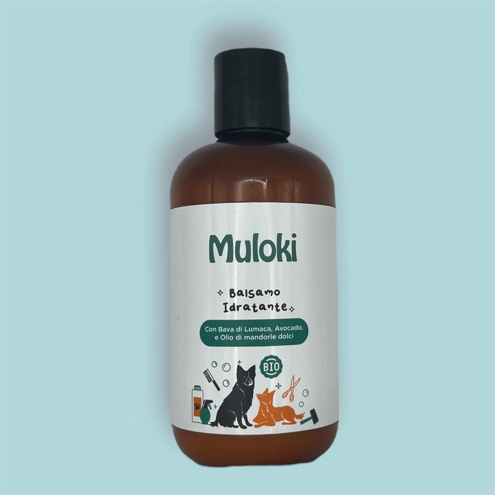 Balsamo idratante per cani Muloki – naturale e ipoallergenico da 250 ml