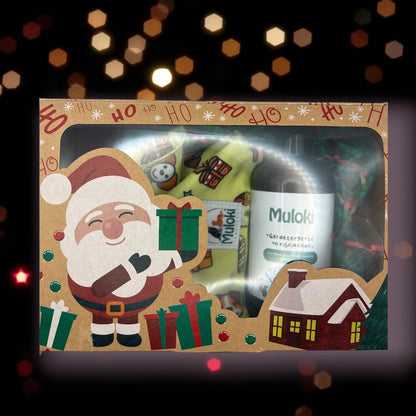 Kit Natale Muloki – Gel detergente e Bandana Lola in confezione regalo
